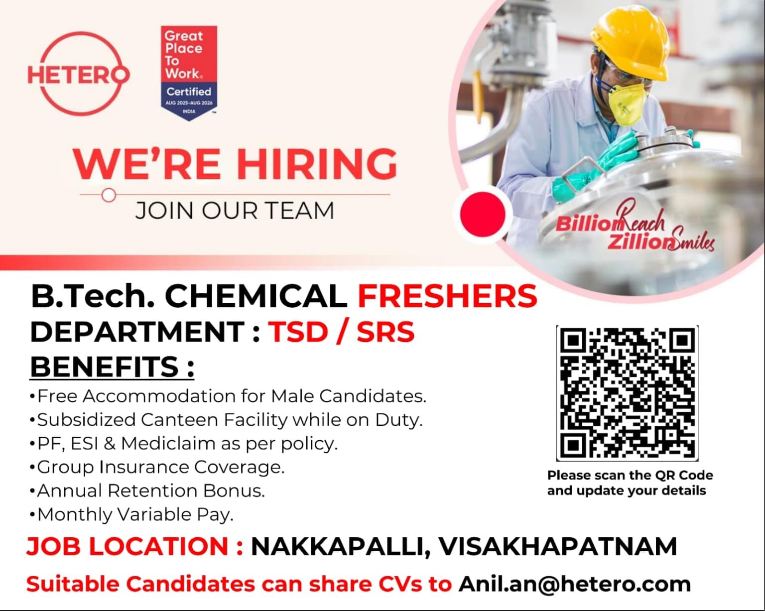 HETERO Hiring Poster